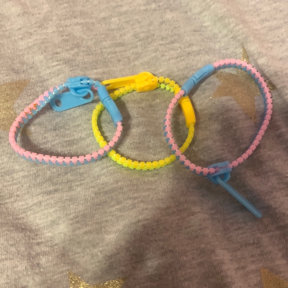 Zipper braclets